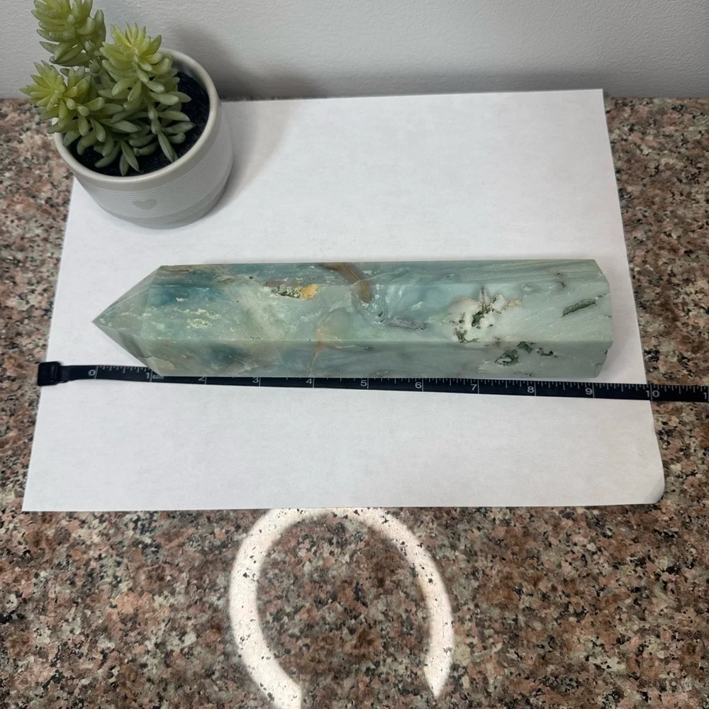 Huge Blue Caribbean Calcite Tower